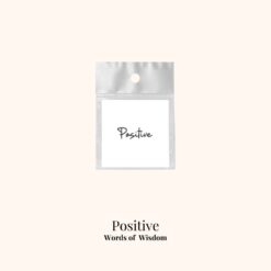 Tijdelijke tattoo positive tekst