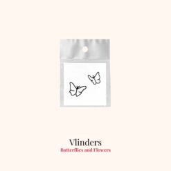 Tijdelijke tattoo vlinders product1
