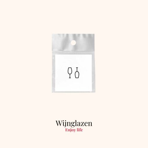 Tijdelijke tattoo wijnglazen product