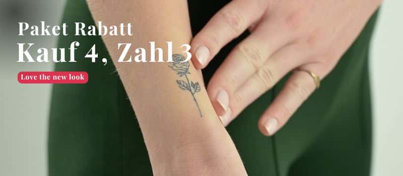 Temporare tattoo rose