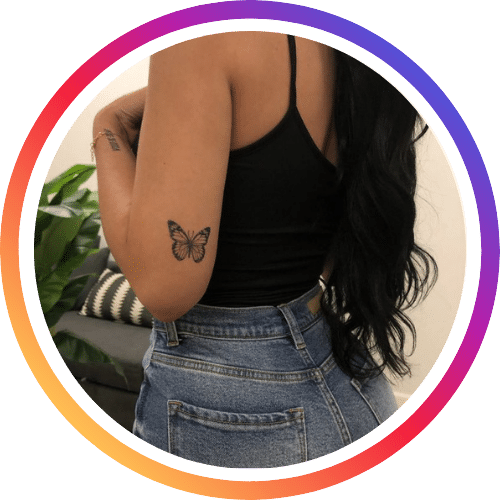 Vlinder tattoo story